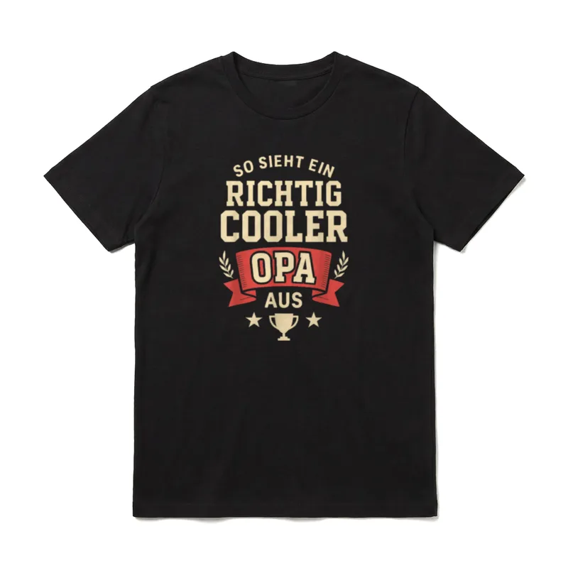 Opa Geburtstag Opa Spruch T-Shirt – Klassisches T-Shirt in Schwarz