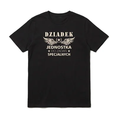 Dziadek Polnischer Opa Koszulka T-Shirt – Klassisches T-Shirt in Schwarz