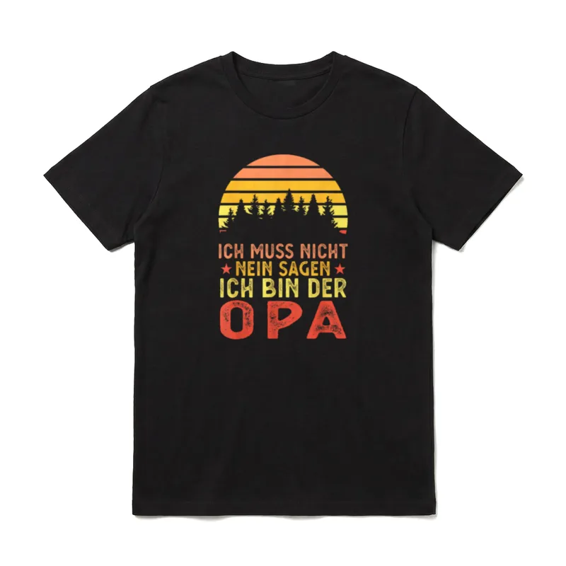 Ich bin der Opa T-Shirt – Klassisches T-Shirt in Schwarz
