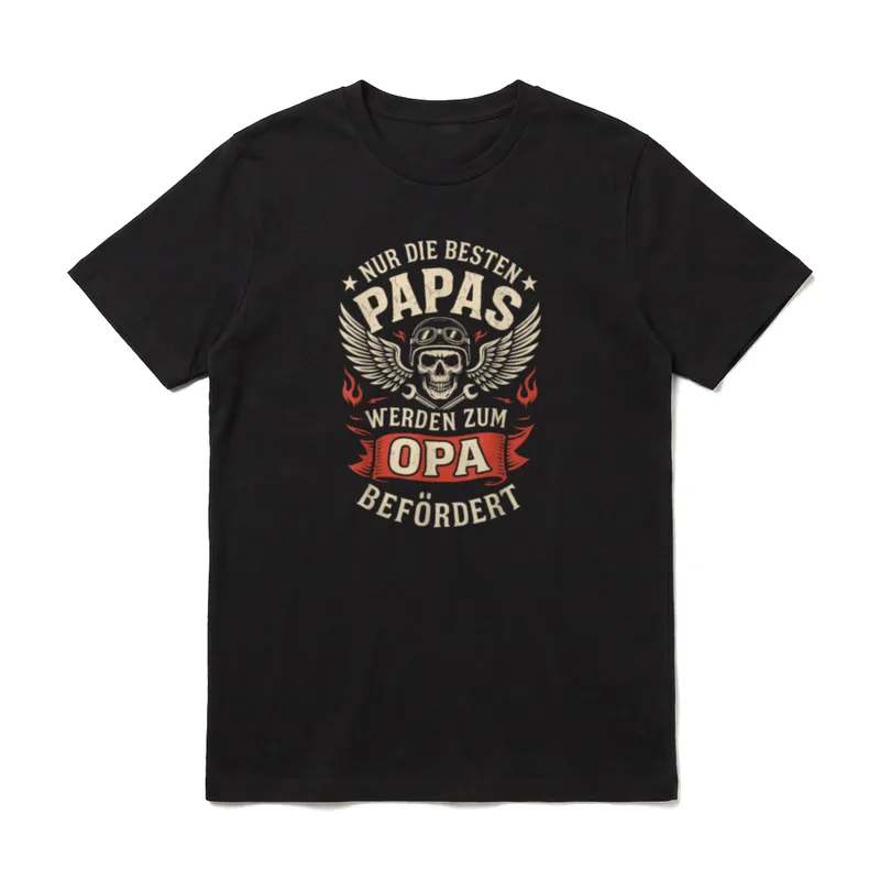 Opa Geburtstag Opa Spruch T-Shirt – Klassisches T-Shirt in Schwarz