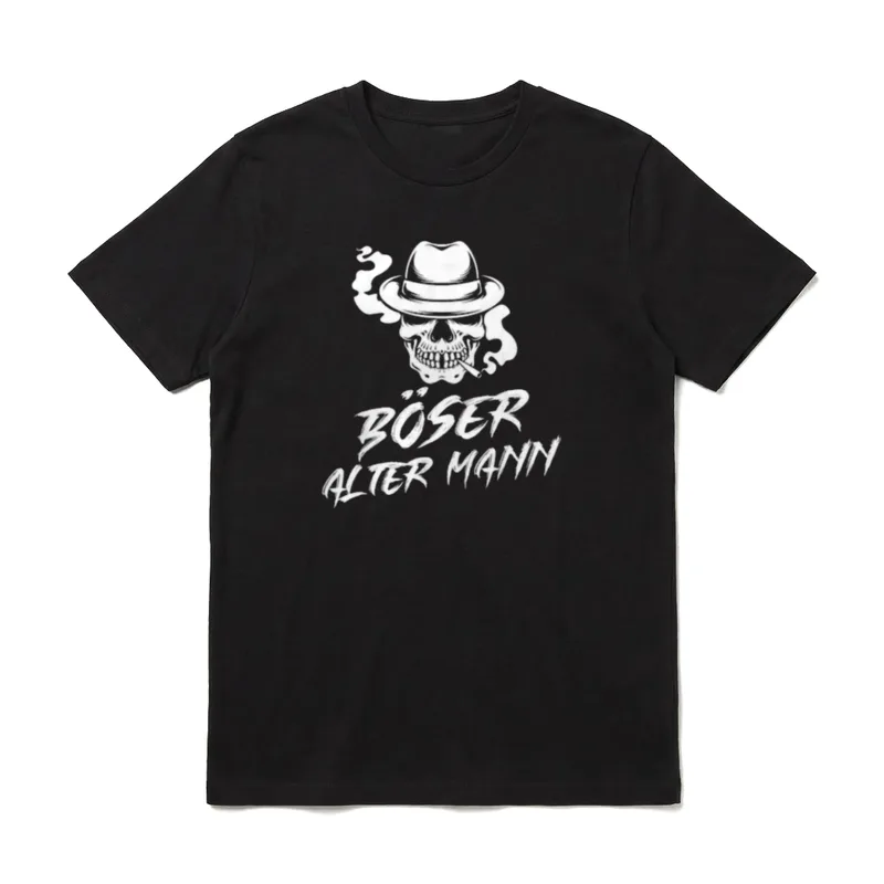 Böser Alter Mann Totenkopf Opa Sprüche & Geschenke T-Shirt – Klassisches T-Shirt in Schwarz