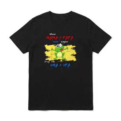 Wenn Mama Und Papa T-Shirt – Klassisches T-Shirt in Schwarz