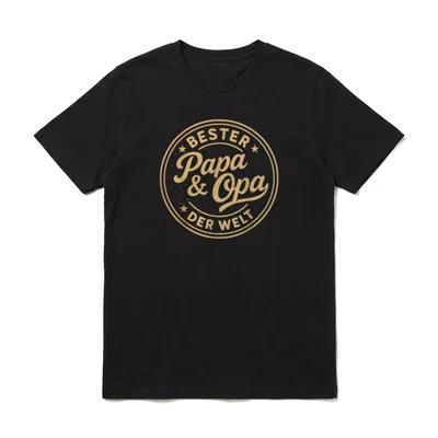 Opa Geburtstag Opa Spruch T-Shirt – Klassisches T-Shirt in Schwarz