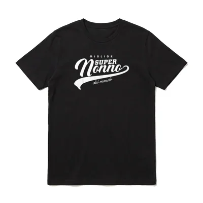 Italienischer Opa Nonno Vatertag T-Shirt – Klassisches T-Shirt in Schwarz