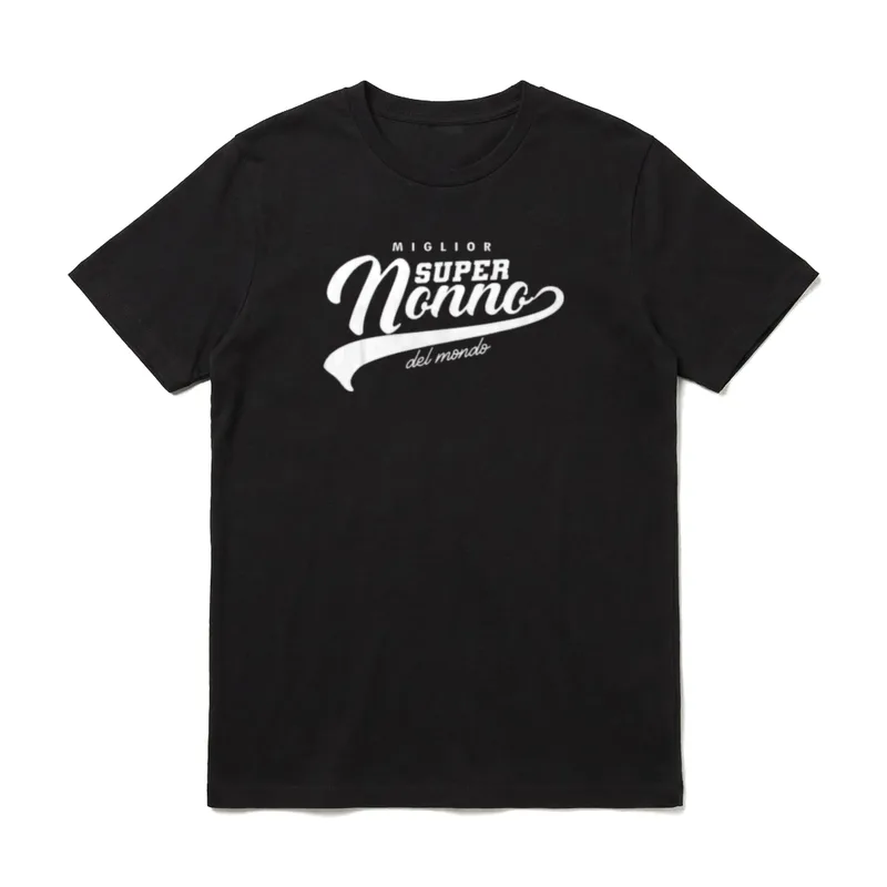 Italienischer Opa Nonno Vatertag T-Shirt – Klassisches T-Shirt in Schwarz