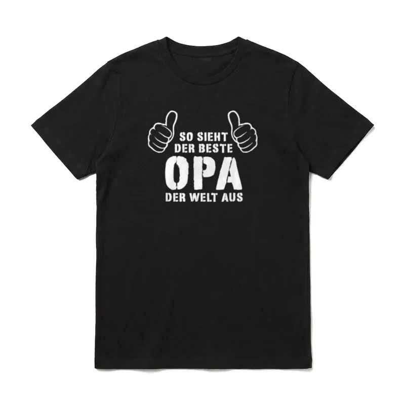 Bester Opa Der Welt Vatertag T-Shirt – Klassisches T-Shirt in Schwarz