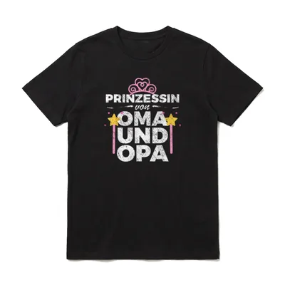 Prinzessin von Oma T-Shirt – Klassisches T-Shirt in Schwarz