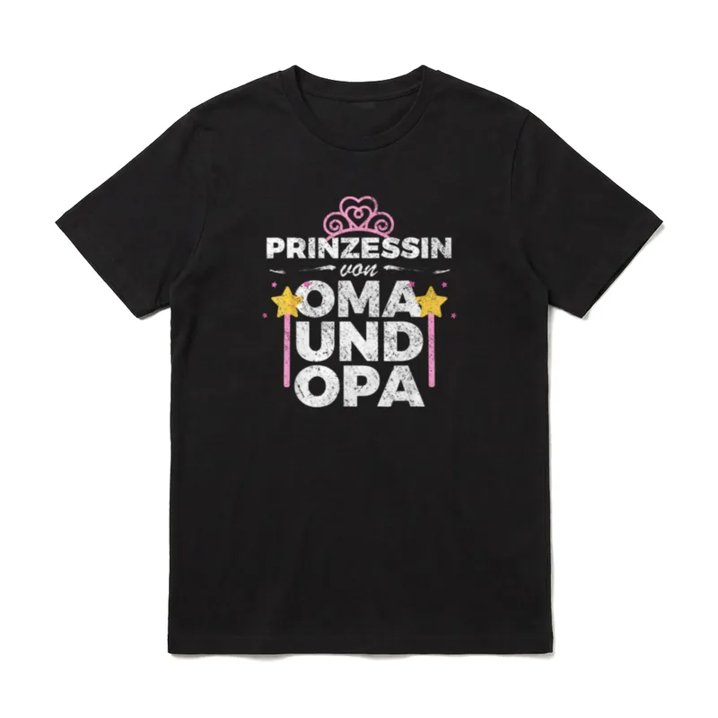 Prinzessin von Oma T-Shirt – Klassisches T-Shirt in Schwarz