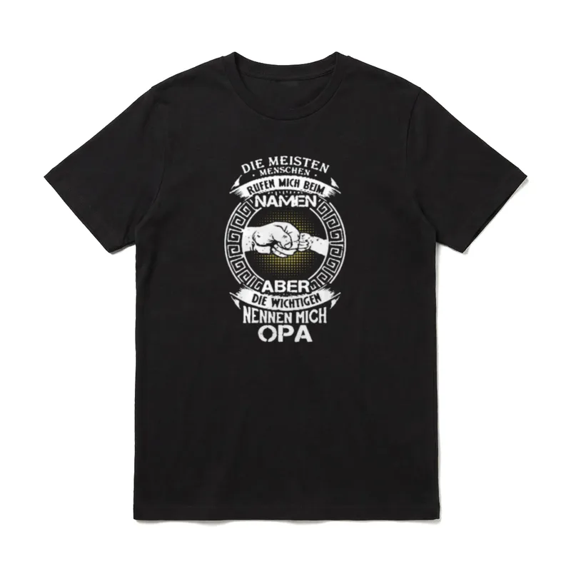 Die Wichtigen Nennen Mich Opa T-Shirt – Klassisches T-Shirt in Schwarz