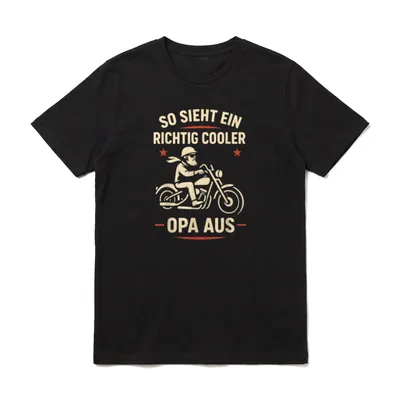 Opa Geburtstag Opa Spruch T-Shirt – Klassisches T-Shirt in Schwarz
