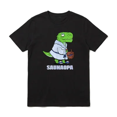 Sauna Handtuch Opa Aufguss T-Shirt – Klassisches T-Shirt in Schwarz