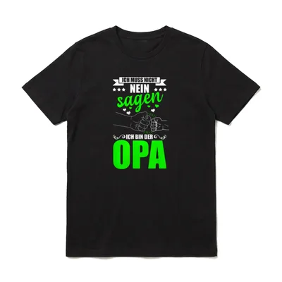 Ich muss nicht nein T-Shirt – Klassisches T-Shirt in Schwarz