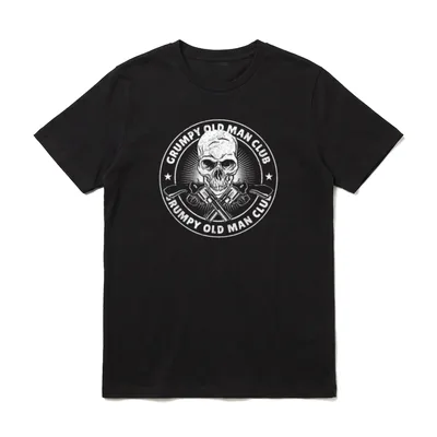 Opa Großvater Mürrisch Grumpy T-Shirt – Klassisches T-Shirt in Schwarz