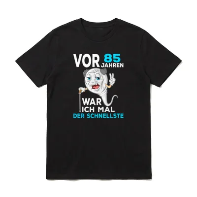 85 Geburtstag Mann Opa T-Shirt – Klassisches T-Shirt in Schwarz