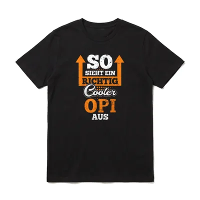 So Sieht Ein Richtig T-Shirt – Klassisches T-Shirt in Schwarz