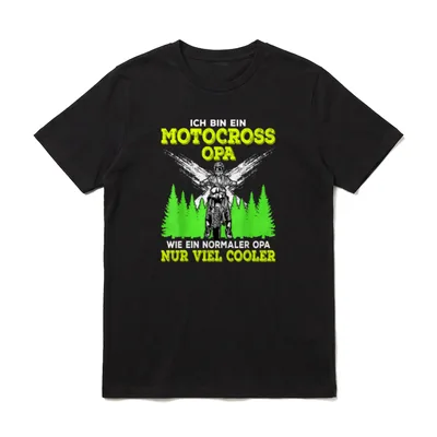 Ich Bin Ein Motocross T-Shirt – Klassisches T-Shirt in Schwarz
