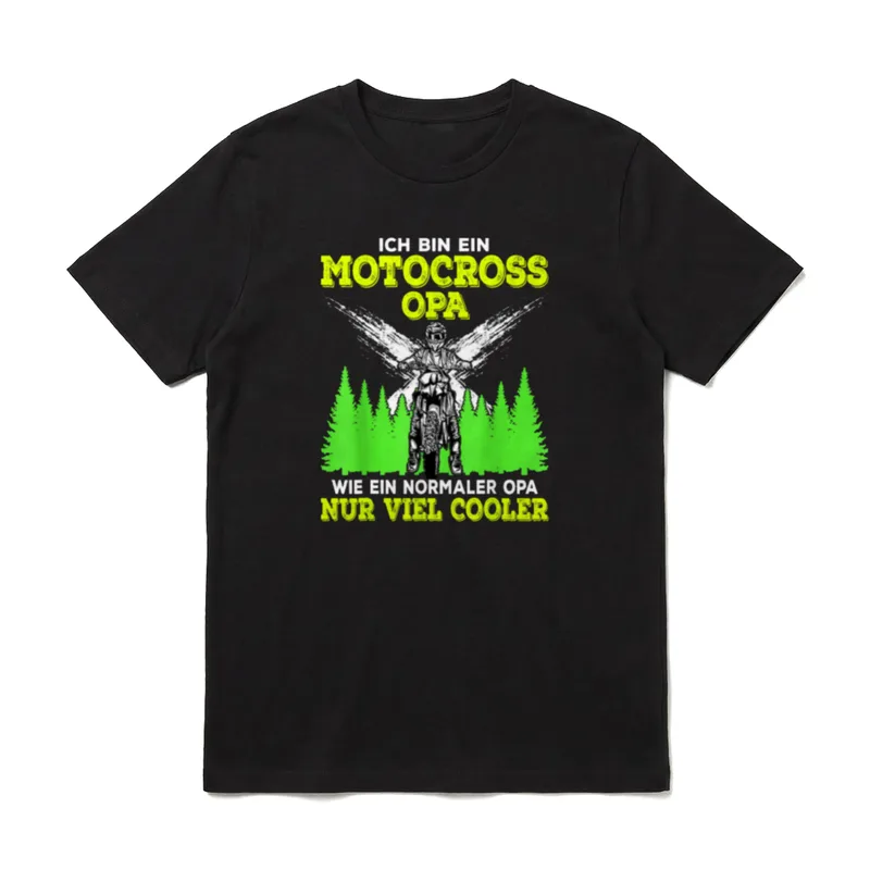 Ich Bin Ein Motocross T-Shirt – Klassisches T-Shirt in Schwarz