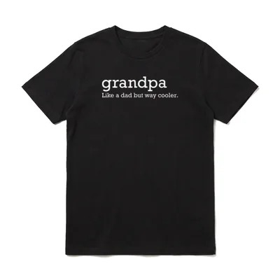 Opa Spruch cooler T-Shirt – Klassisches T-Shirt in Schwarz