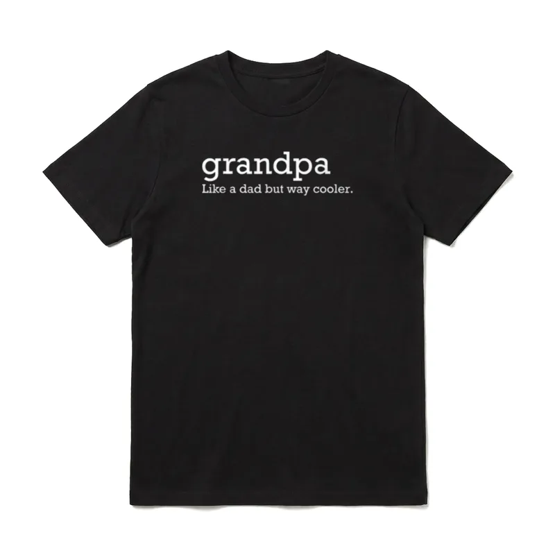 Opa Spruch cooler T-Shirt – Klassisches T-Shirt in Schwarz
