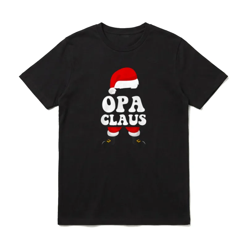 Opa Claus Weihnachtsmann Weihnachten T-Shirt – Klassisches T-Shirt in Schwarz