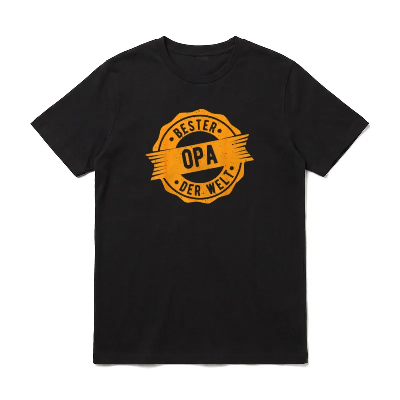 Bester Opa der Welt T-Shirt – Klassisches T-Shirt in Schwarz