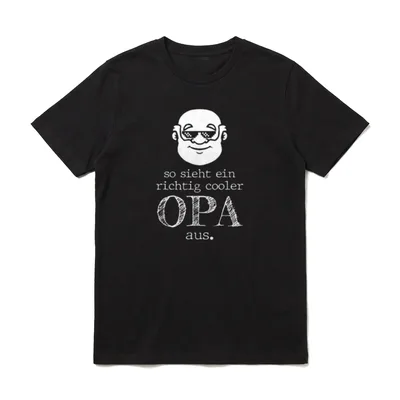 So sieht ein richtig T-Shirt – Klassisches T-Shirt in Schwarz
