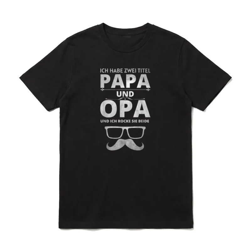 Lustiges Großvater T witzige T-Shirt – Klassisches T-Shirt in Schwarz