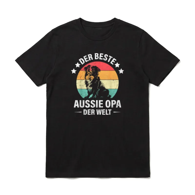 Australian Shepherd DER BESTE T-Shirt – Klassisches T-Shirt in Schwarz