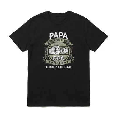 Papa Zu Sein Ist T-Shirt – Klassisches T-Shirt in Schwarz