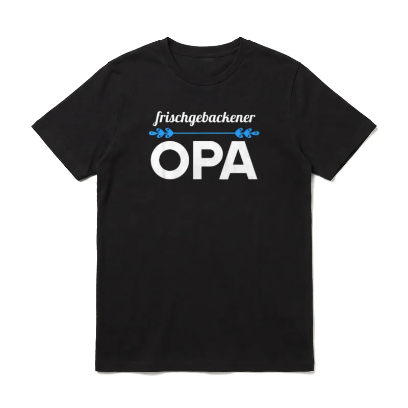 Frischgebackener Opa Opi Grandpa T-Shirt – Klassisches T-Shirt in Schwarz