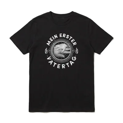 Erster Vatertag Kind Opa T-Shirt – Klassisches T-Shirt in Schwarz