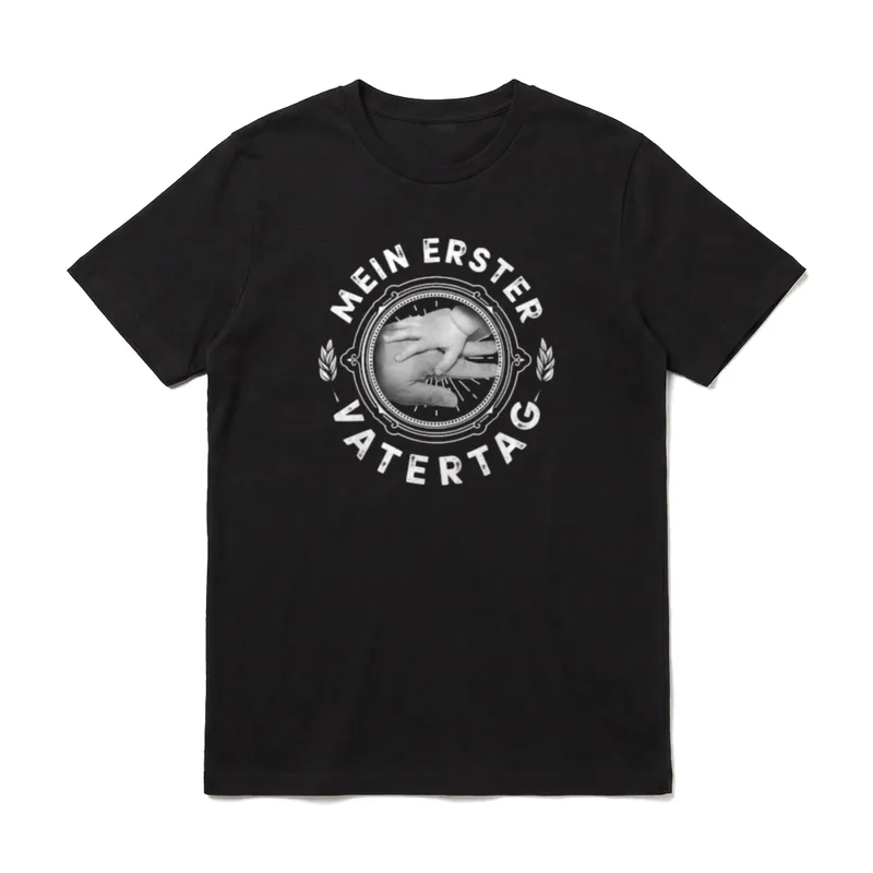 Erster Vatertag Kind Opa T-Shirt – Klassisches T-Shirt in Schwarz
