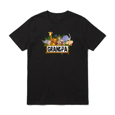 Opa Zoo Geburtstag Familie T-Shirt – Klassisches T-Shirt in Schwarz