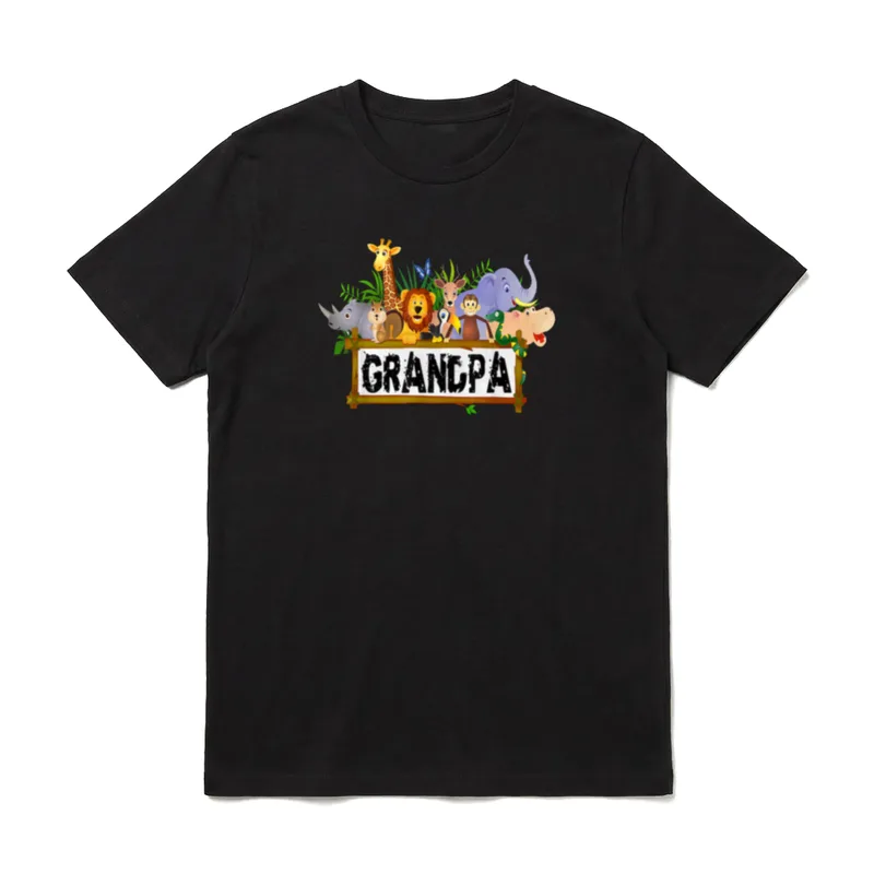 Opa Zoo Geburtstag Familie T-Shirt – Klassisches T-Shirt in Schwarz
