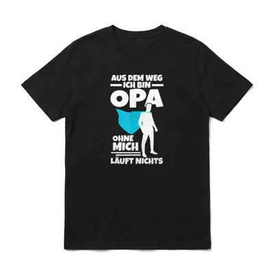 Aus dem Weg ich bin T-Shirt – Klassisches T-Shirt in Schwarz