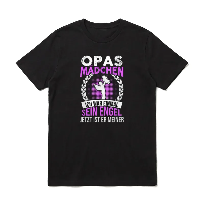 Opas Mädchen Ich War Einmal T-Shirt – Klassisches T-Shirt in Schwarz