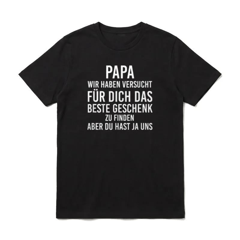 Opa Vati Vater Papa T-Shirt – Klassisches T-Shirt in Schwarz