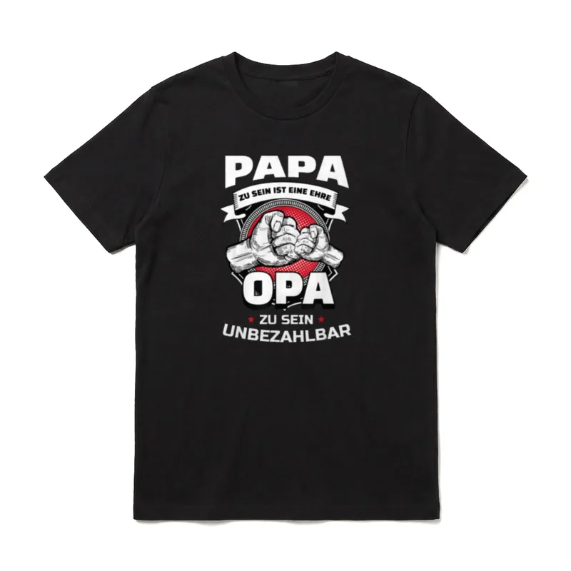Papa zu sein ist T-Shirt – Klassisches T-Shirt in Schwarz
