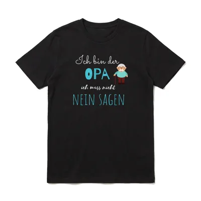 Ich muss nicht nein T-Shirt – Klassisches T-Shirt in Schwarz