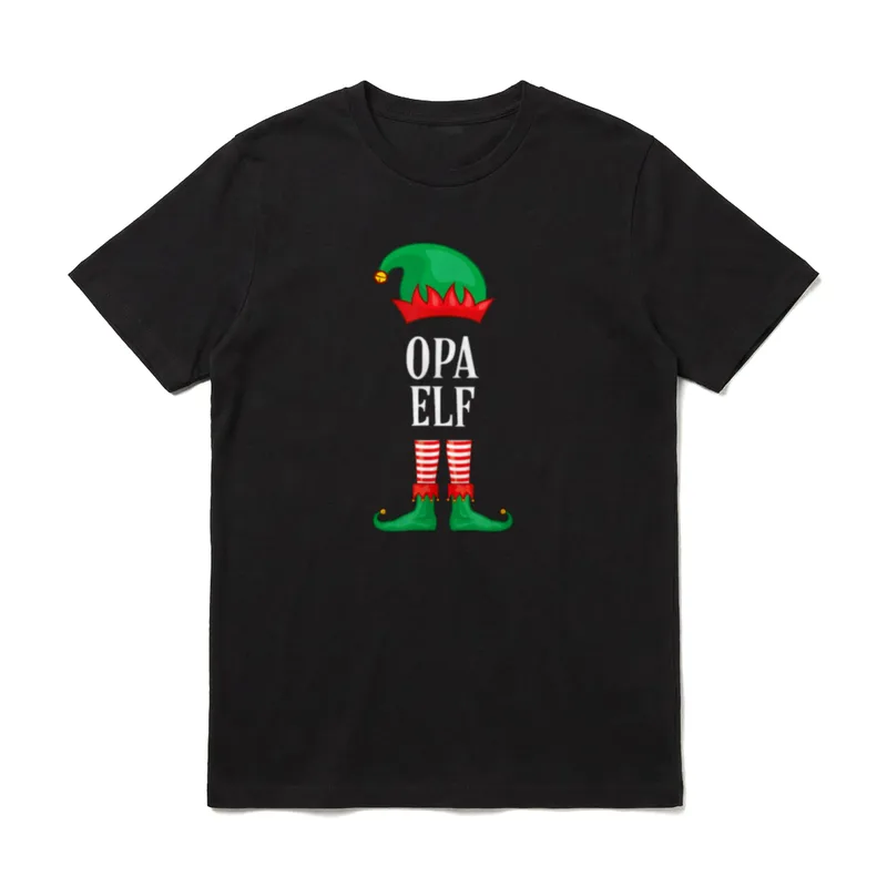 Opa Elf Partnerlook Familien Outfit T-Shirt – Klassisches T-Shirt in Schwarz