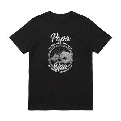 Papa zu sein ist T-Shirt – Klassisches T-Shirt in Schwarz