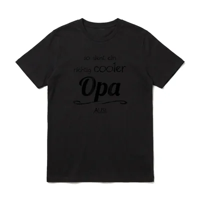 So Sieht Ein Richtig T-Shirt – Klassisches T-Shirt in Schwarz