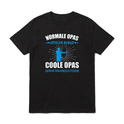 Langbogen Bogenschiessen Bogenschützen Bogensport T-Shirt – Klassisches T-Shirt in Schwarz