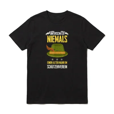 Schießverein Schießparty Sportschießen Opa T-Shirt – Klassisches T-Shirt in Schwarz