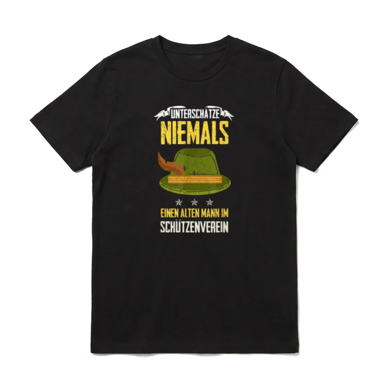 Schießverein Schießparty Sportschießen Opa T-Shirt – Klassisches T-Shirt in Schwarz
