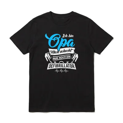Ich bin Opa mich T-Shirt – Klassisches T-Shirt in Schwarz