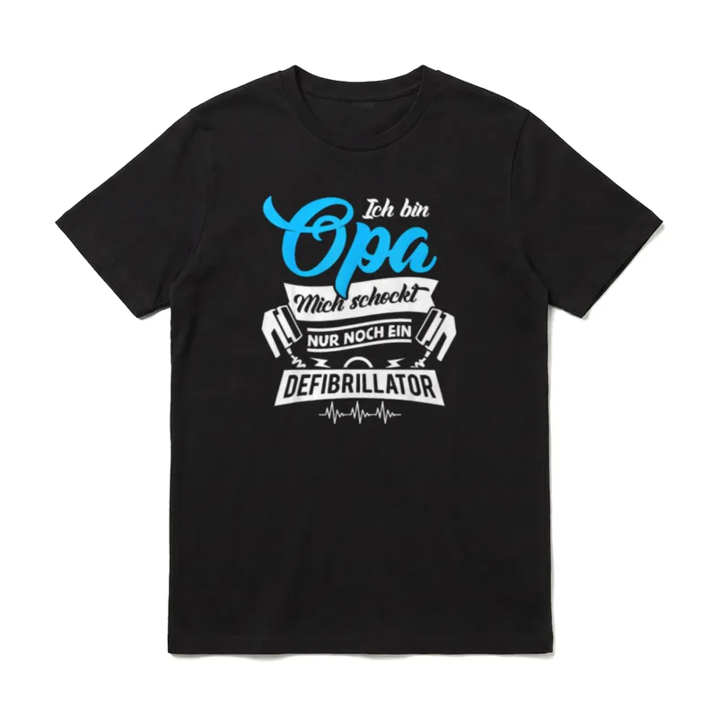 Ich bin Opa mich T-Shirt – Klassisches T-Shirt in Schwarz