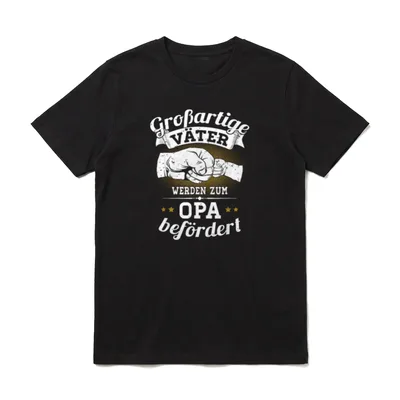 T-Shirt Opa Enkel – Klassisches T-Shirt in Schwarz