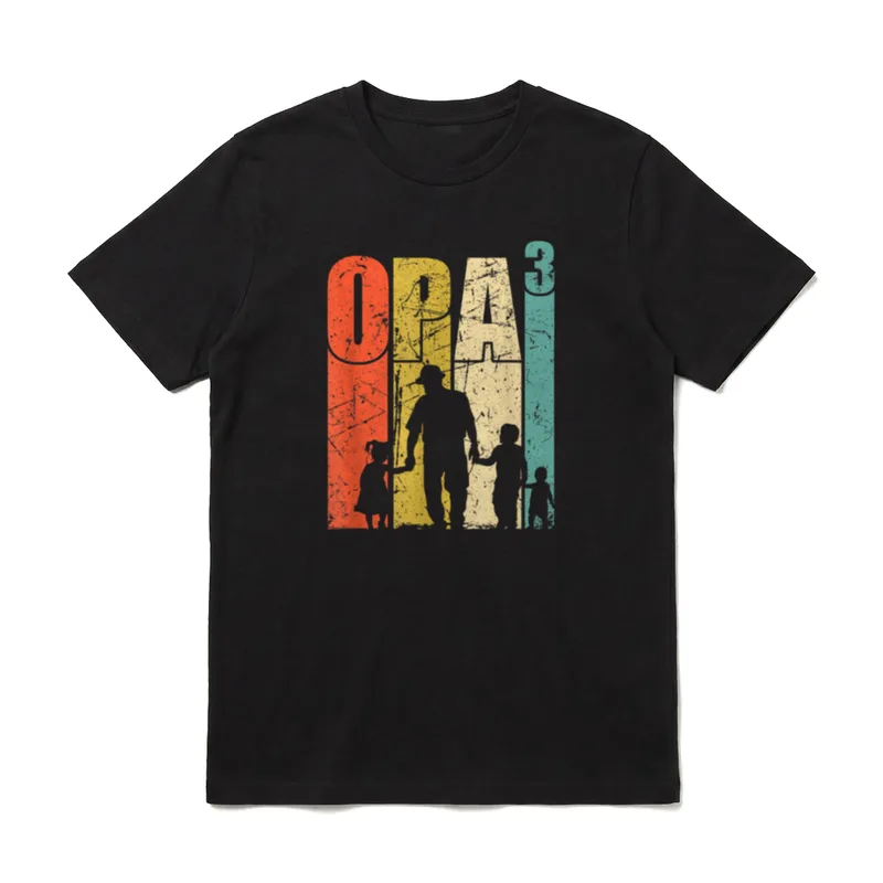 Opa hoch 3 werdender T-Shirt – Klassisches T-Shirt in Schwarz