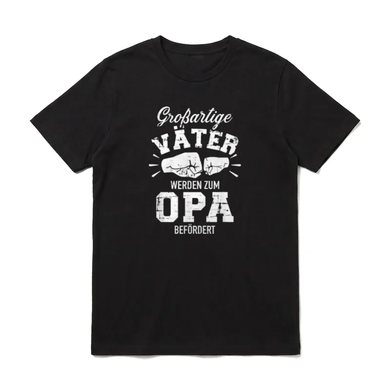 Großartige Väter werden T-Shirt – Klassisches T-Shirt in Schwarz